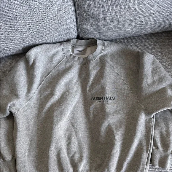 Essentials Grey Crewneck - Picture 1 of 3